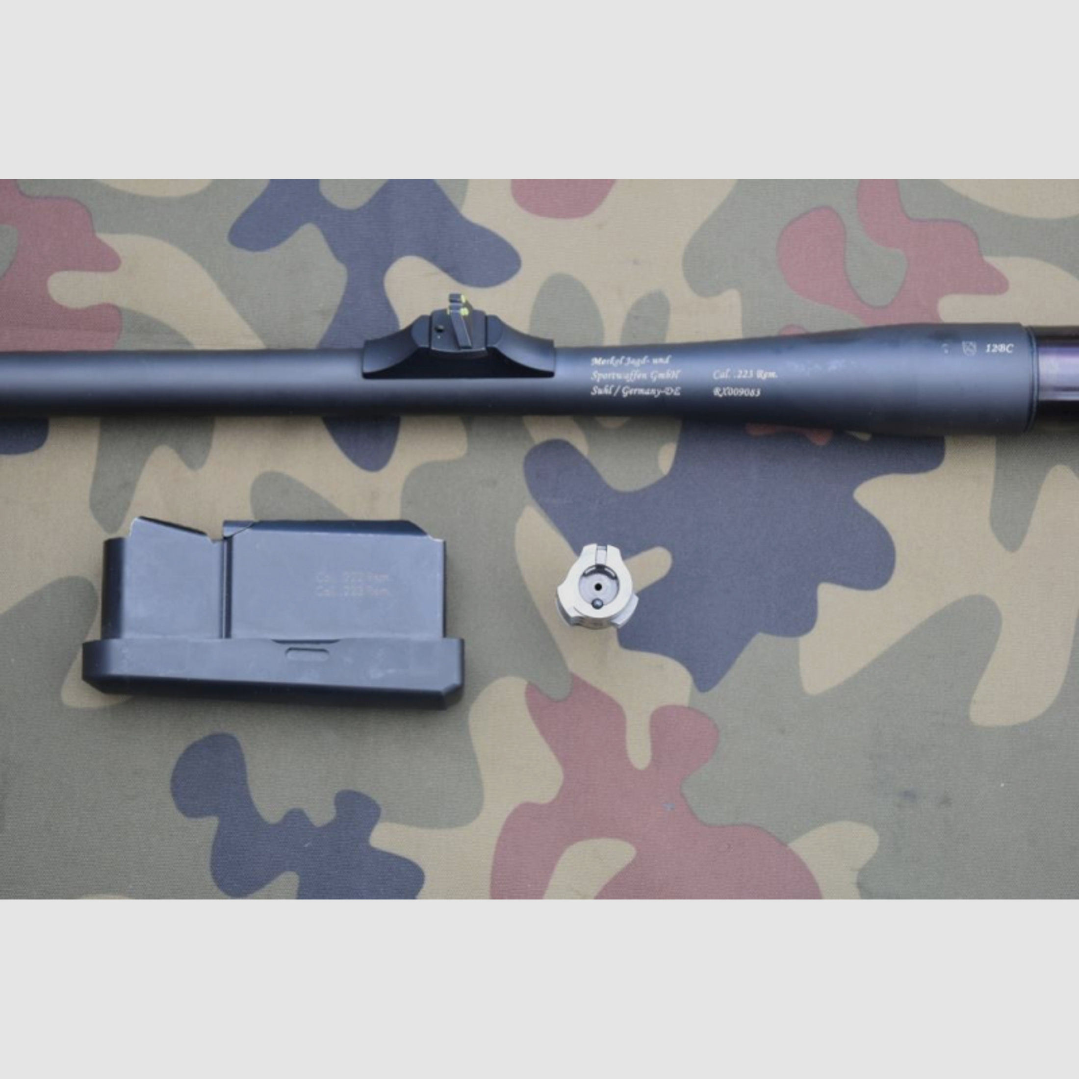Austauschlauf Merkel RX Helix Kaliber .223 Remington mit passendem Verschlusskopf und Magazin TOP!