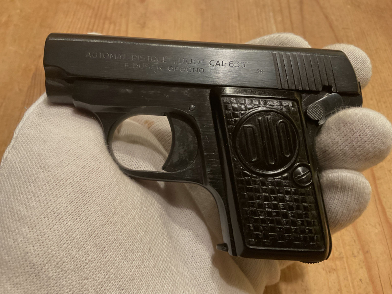 Taschenpistole CZ DUO im Kaliber 6,35mmBrowning SNR 143592