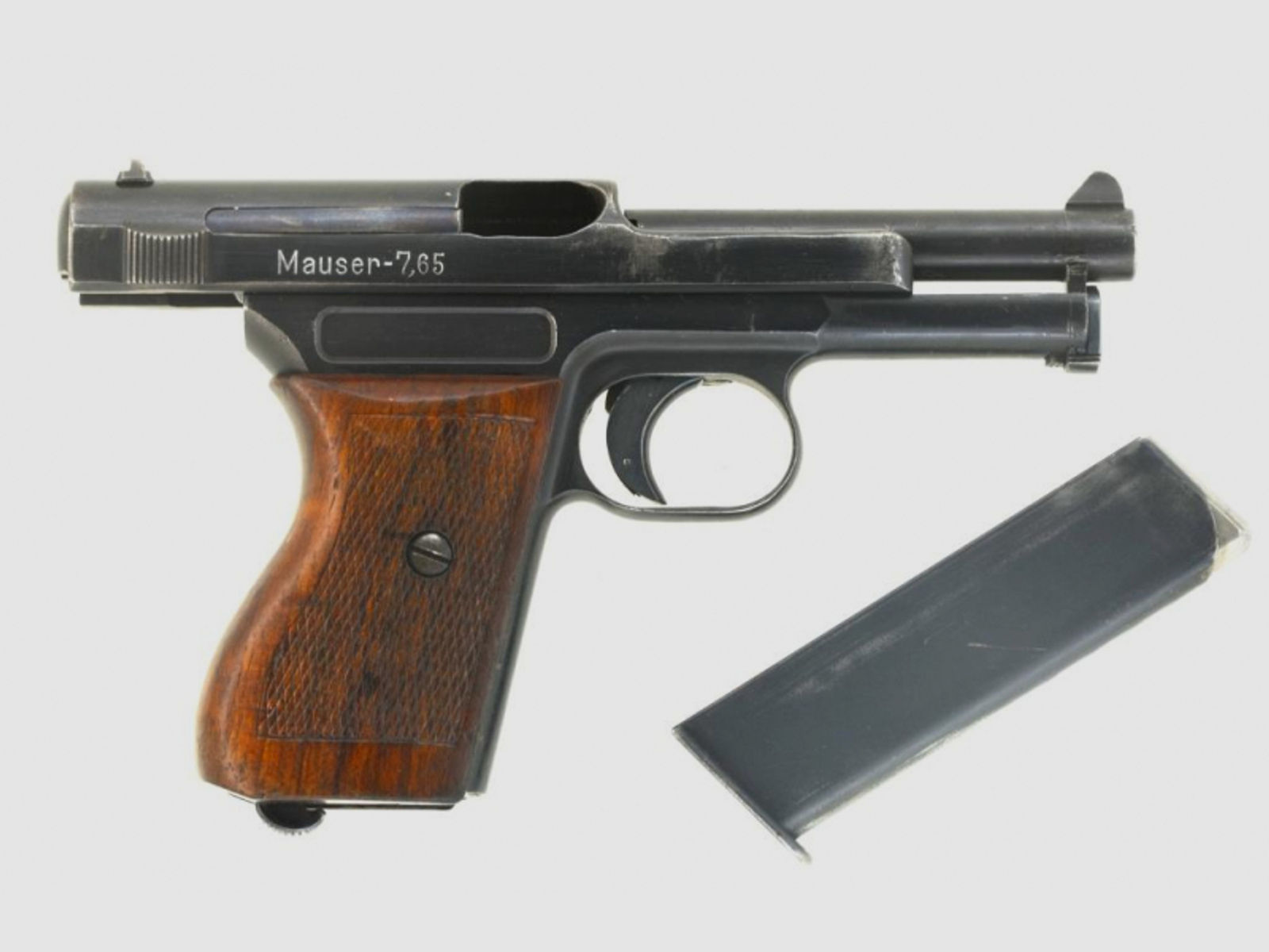 Sammlerwaffe Pistole Armeewaffe Ordonnanzpistole Mauser M 1914 Kal. 7,65 mm Browning