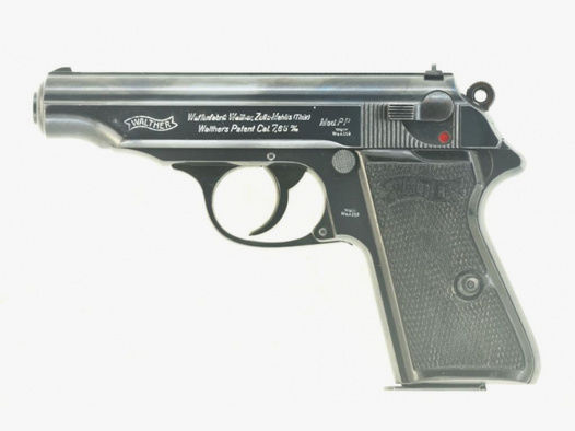 Pistole Ordonnanzpistole Armeewaffe Militärpistole Walther PP, Zella-Mehlis, Kal. 7,65 mm, WaA359