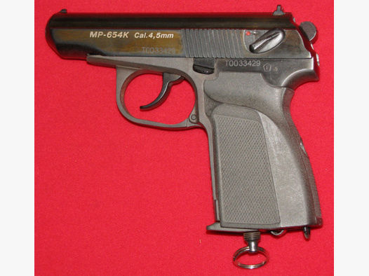 Baikal MP-654K Co2 - Pistole, Cal. 4,5mm Made in Russia, Bitte ansehen