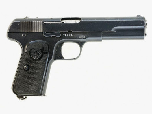 Pistole Ordnnanzwaffe Armeepistole Husqvarna Vapensfabrik Mod. 1907 Kal. 9 mm Browning, Top!
