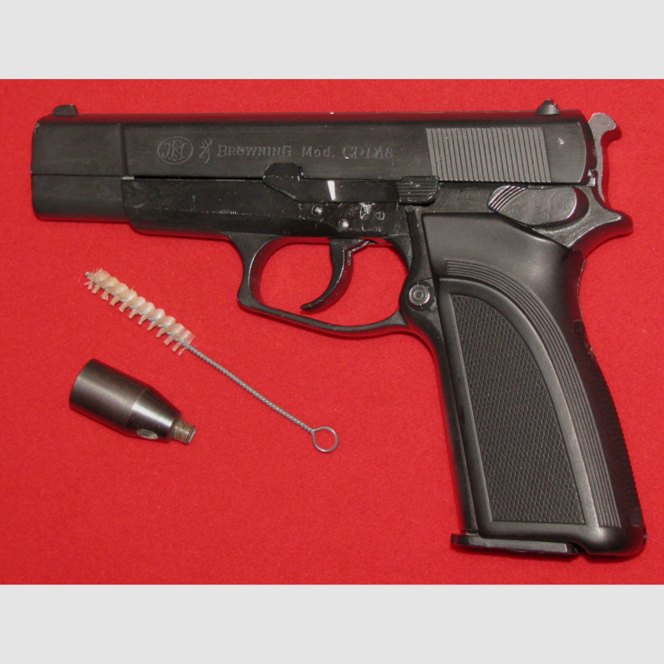 Umarex Schreckschuss - Pistole, eine Umarex Browning-GP DA mit PTB 389 / 2, Bitte ansehen