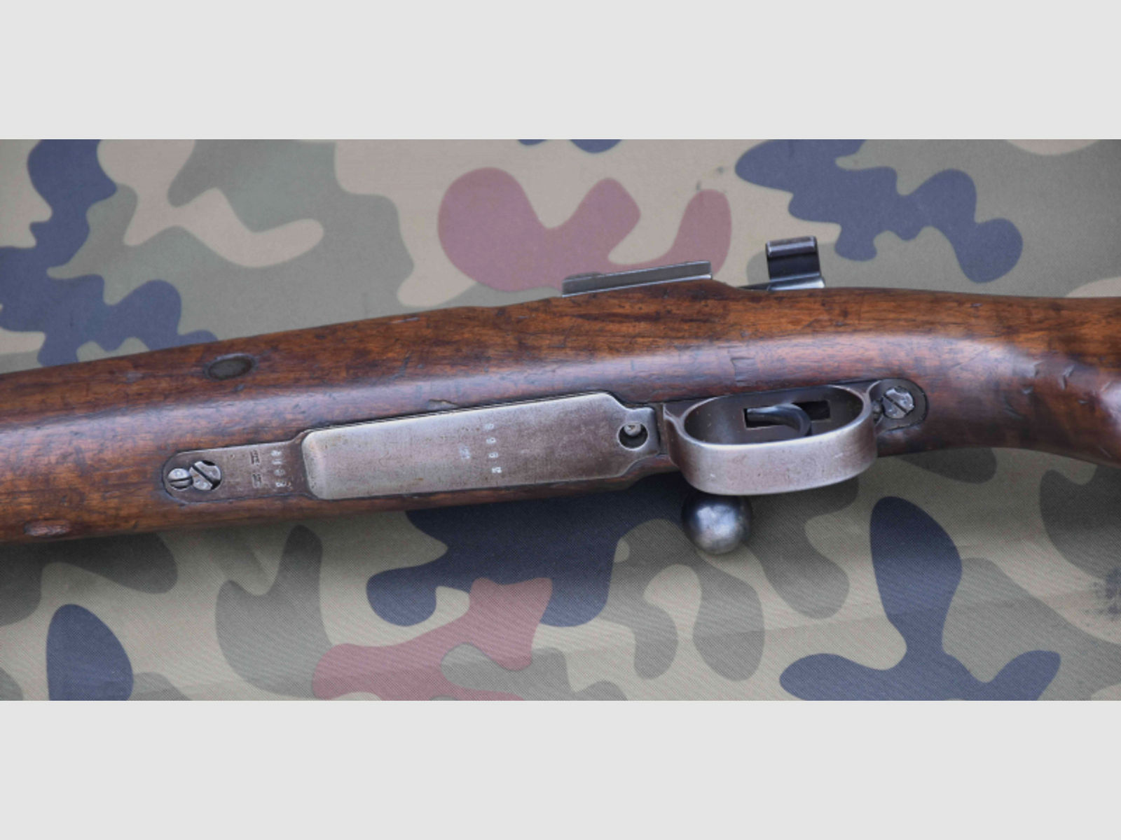 Portugal-Kontrakt: Karabiner K98 Repetierbüchse Mauser S/42 Mod. 98 8x57IS Bj. 1937, nrgl. & schön!