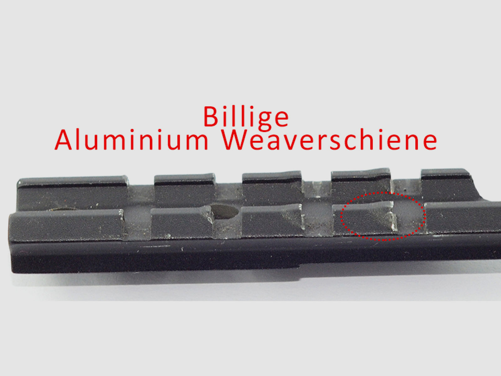 Stahl - Steel - Weaver- Picatinnyschiene für M98 - Neu