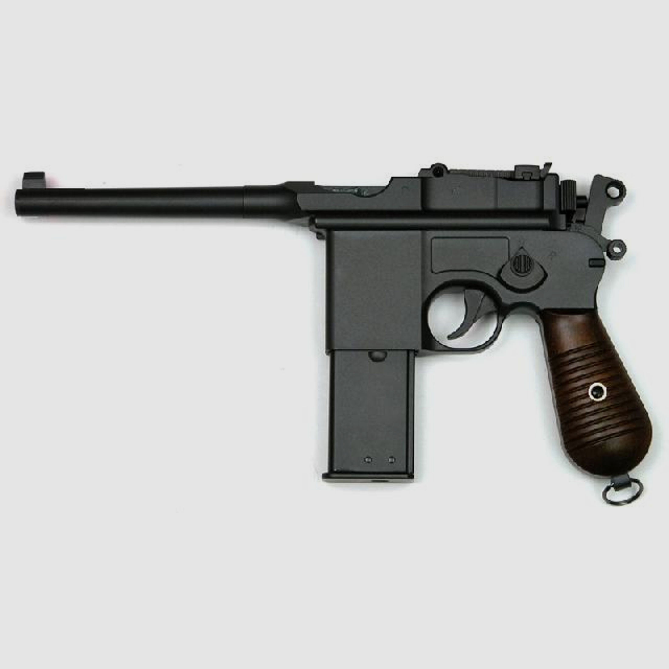 C96 M 712 M712 MARUSHIN GASDRUCK Vollmetall Pistole wie Mauser Luger MGC
