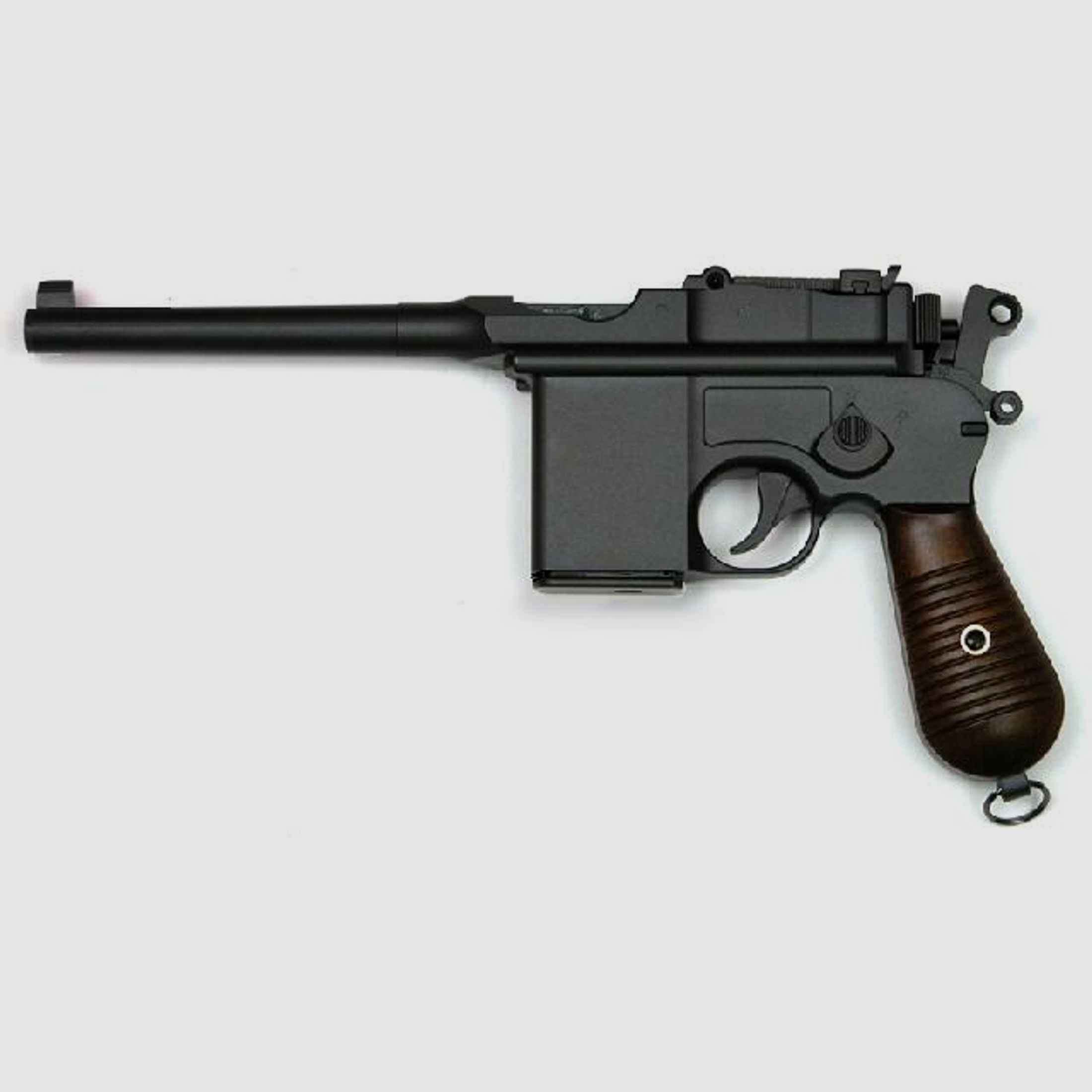 C96 M 712 M712 MARUSHIN GASDRUCK Vollmetall Pistole wie Mauser Luger MGC