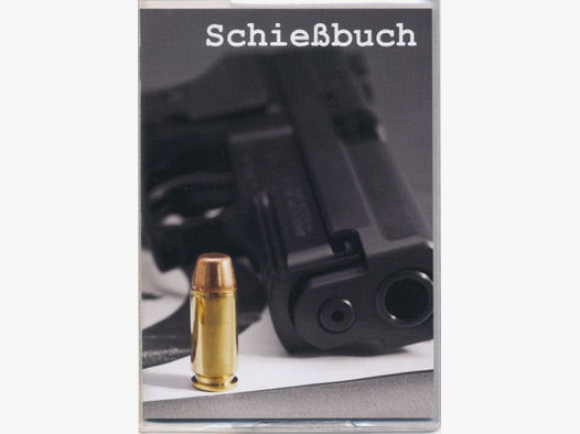 Schießbuch | Schiessbuch für Sportschützen mit PVC Schutzhülle - Motiv Sig Sauer P229 AL SO