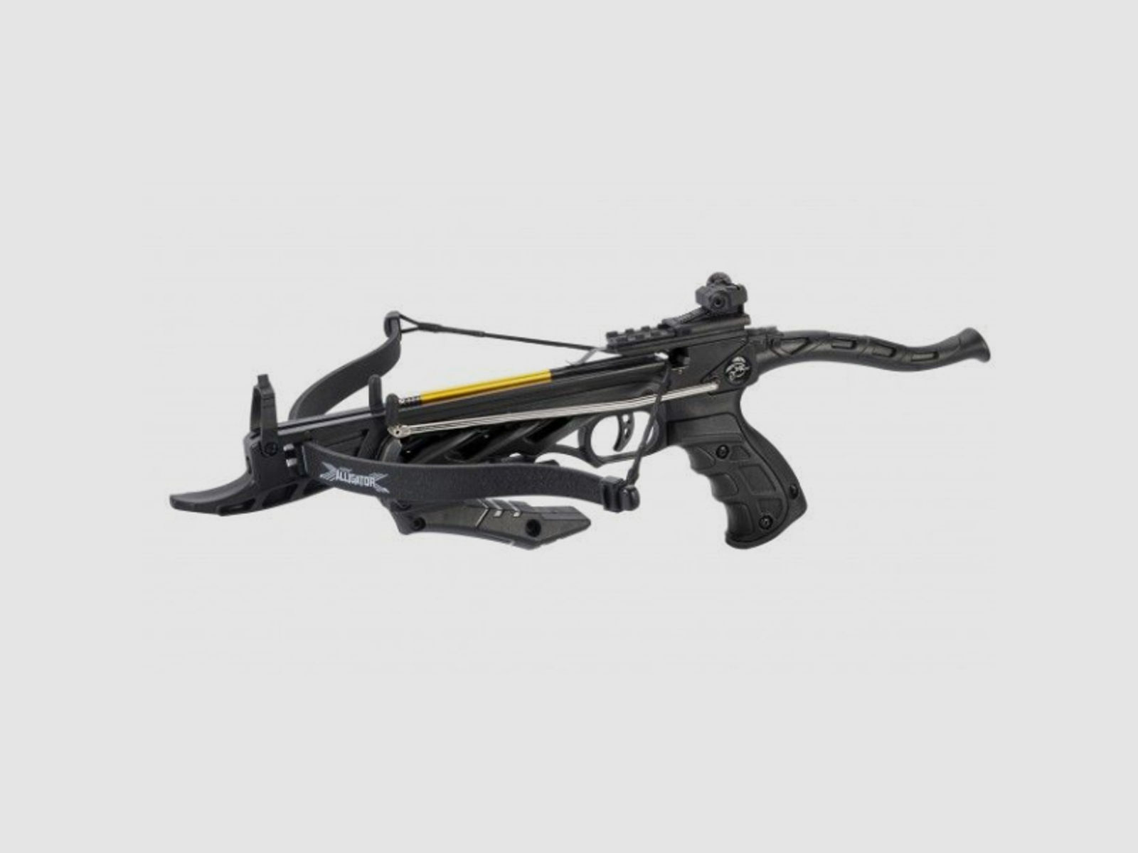 Pistolenarmbrust "ALLIGATOR I" Schwarz - 80 lbs / 35kg, mit Selbstspannmechanismus