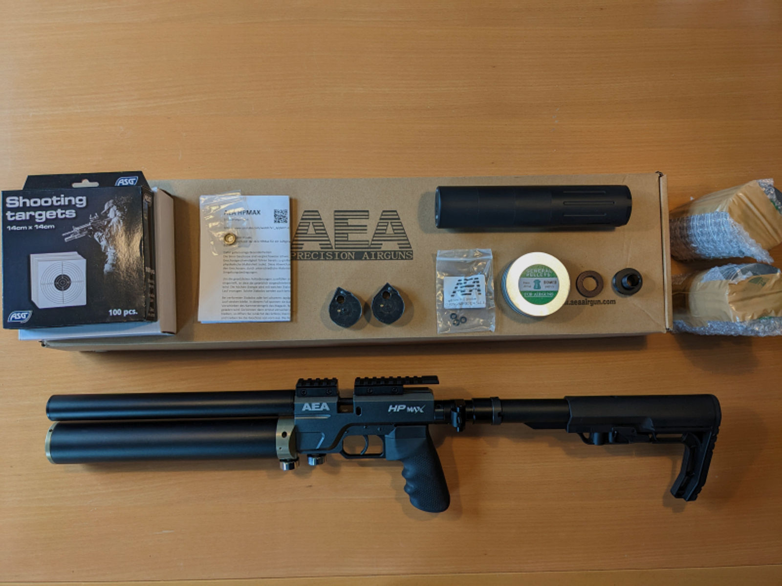AEA HP MAX 9mm F-Version Set mit Schalldämpfer und anderem - Gunfinder