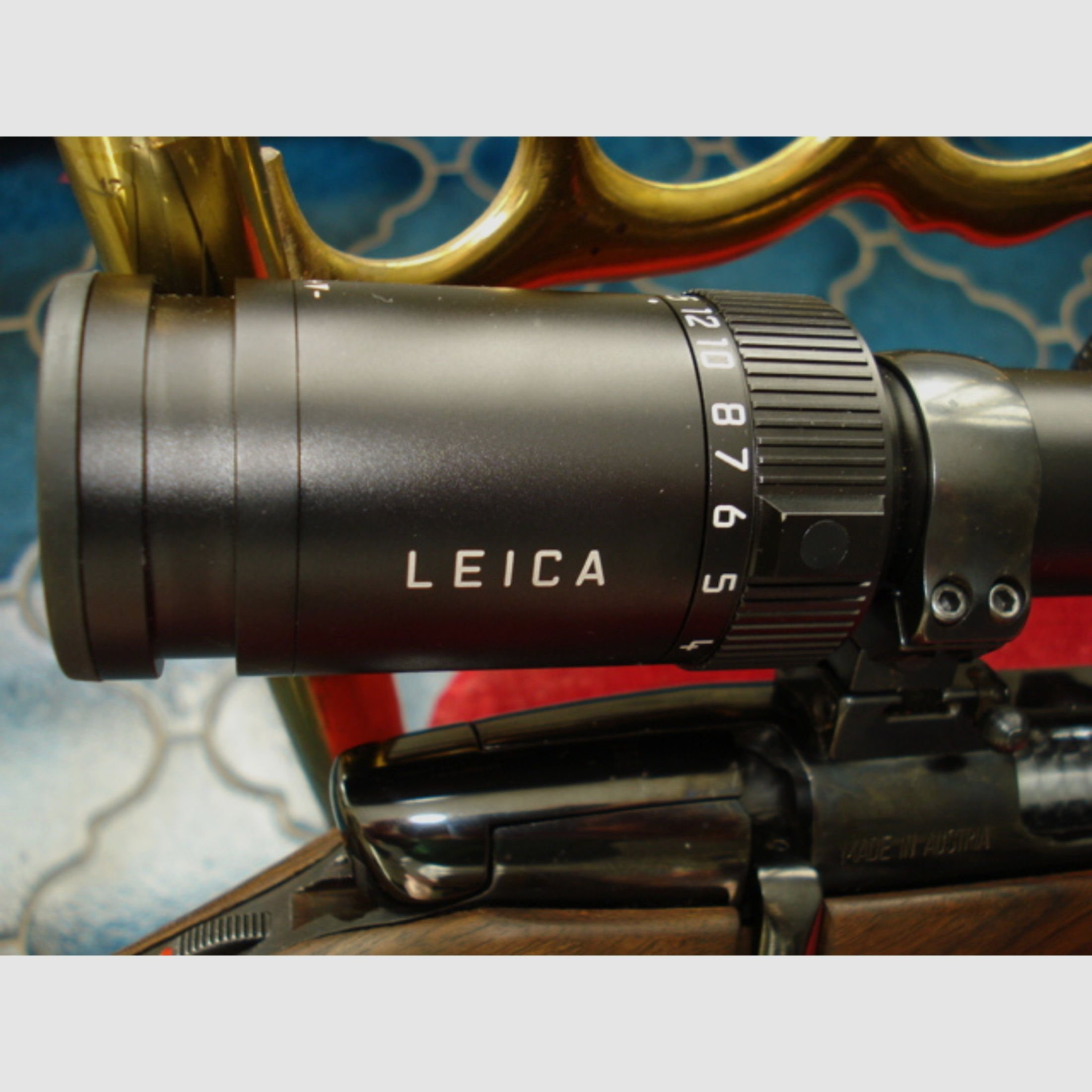 Repetierbüchse Steyr Mannlicher Luxus im Kaliber 8x68S ZF Leica
