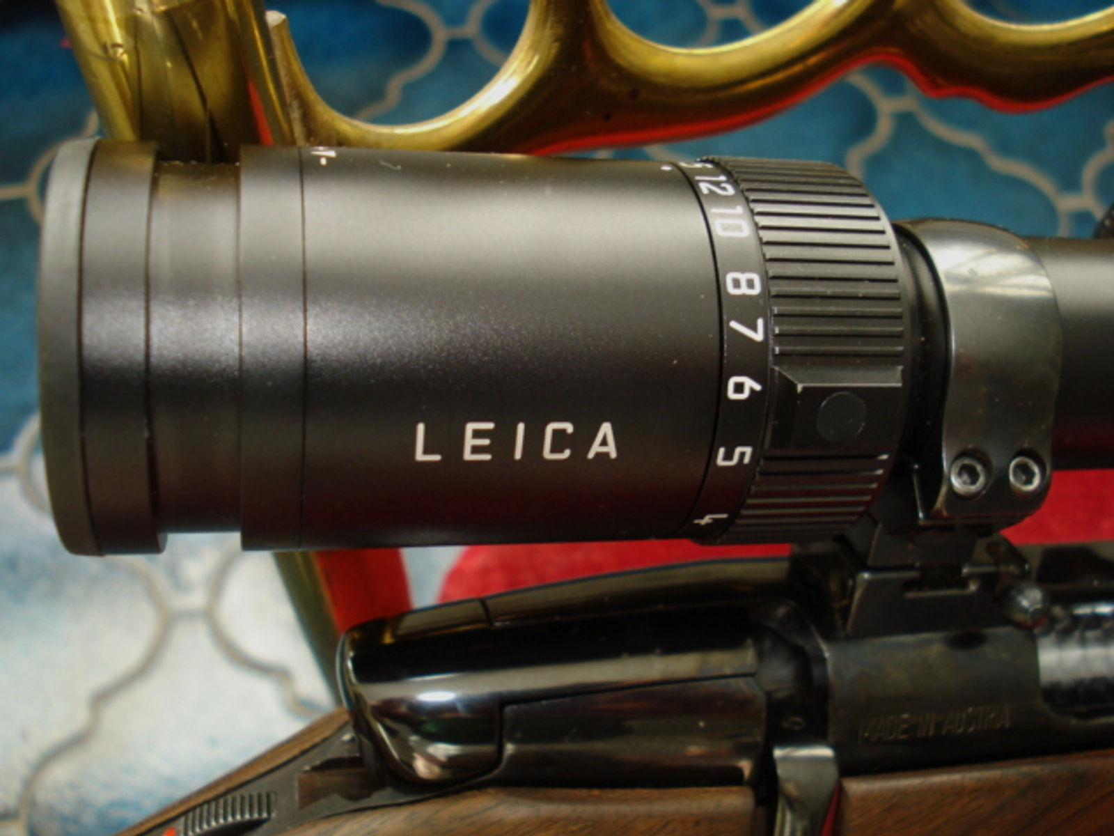 Repetierbüchse Steyr Mannlicher Luxus im Kaliber 8x68S ZF Leica