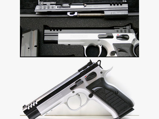 TANFOGLIO Pistole T97L MATCH COMBO Kaliber .45 ACP inkl. Wechselsystem 9mm Luger 9x19 | DUOTONE NEU!