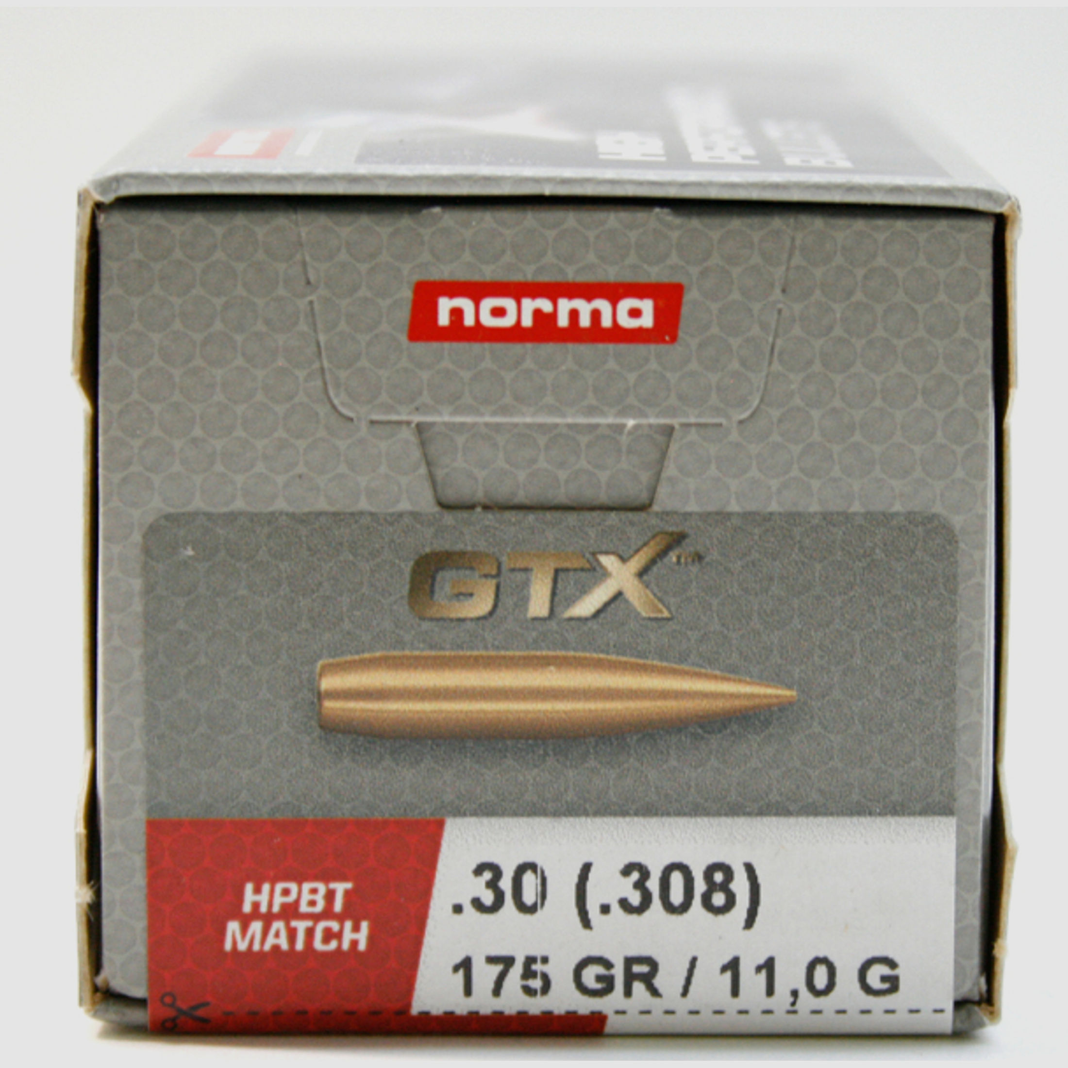 100 Stück NEUE NORMA HPBT Hohlspitz MATCH Geschosse GTX - CAL 30 .308 175gr 11,0g HPBT GOLDEN TARGET