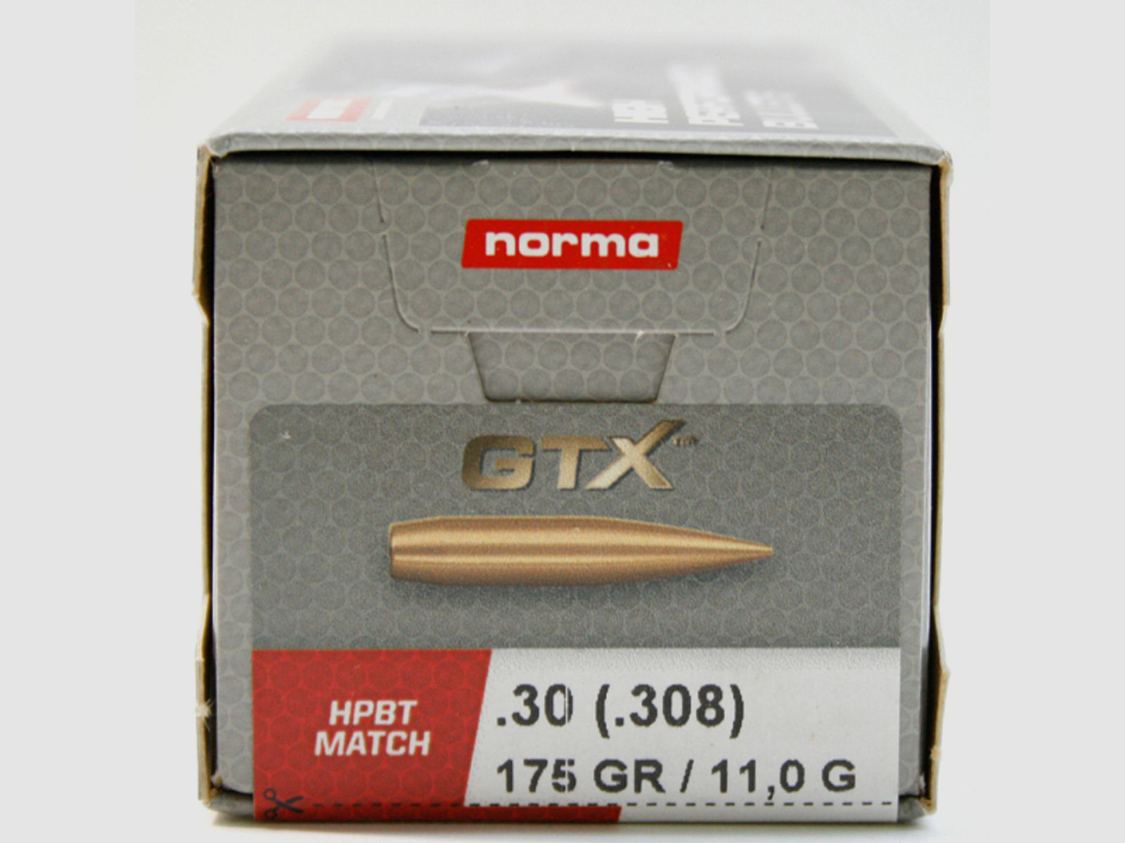 100 Stück NEUE NORMA HPBT Hohlspitz MATCH Geschosse GTX - CAL 30 .308 175gr 11,0g HPBT GOLDEN TARGET