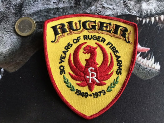Aufnäher Ruger, 30 years of firearms, 1949-1979, sehr selten