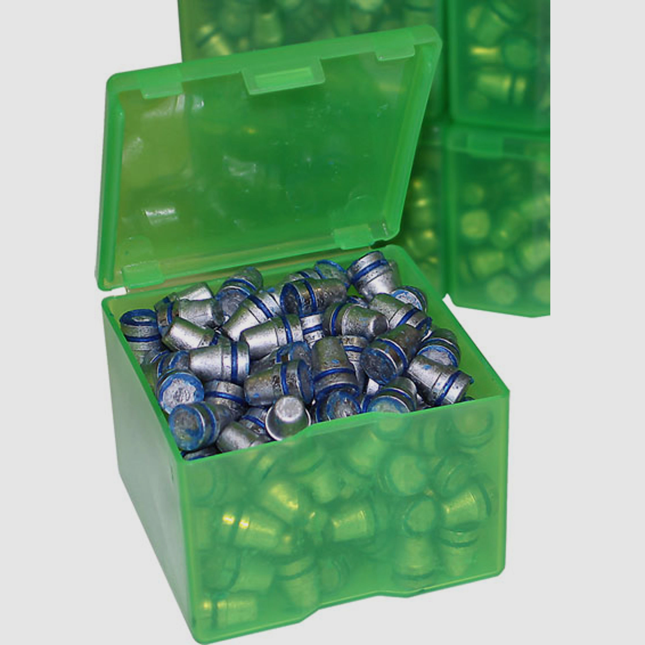 MTM CAST Bullet Box - 2er Pack > Zwei x Aufbewahrungsbox für Geschosse > NEU #CAST1-16 "Clear Green"