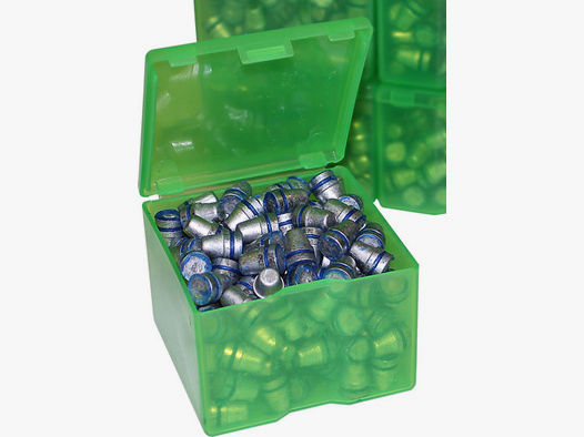 MTM CAST Bullet Box - 2er Pack > Zwei x Aufbewahrungsbox für Geschosse > NEU #CAST1-16 "Clear Green"