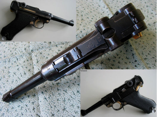 P 08, Mauser, Ari, P 06, P 04, Luger, (Nr. 94).