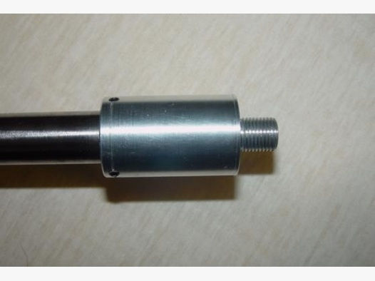 Schalldämpfer-Adapter DICK für Laufdurchmesser größer als 14mm (z.B. Anschütz/Walther Match-KK)