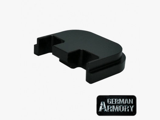 Glock Pistolen Abschlussplatte Backplate Endplate Aluminium Tuning Gen. 1-5 17 19 20 21 22 33