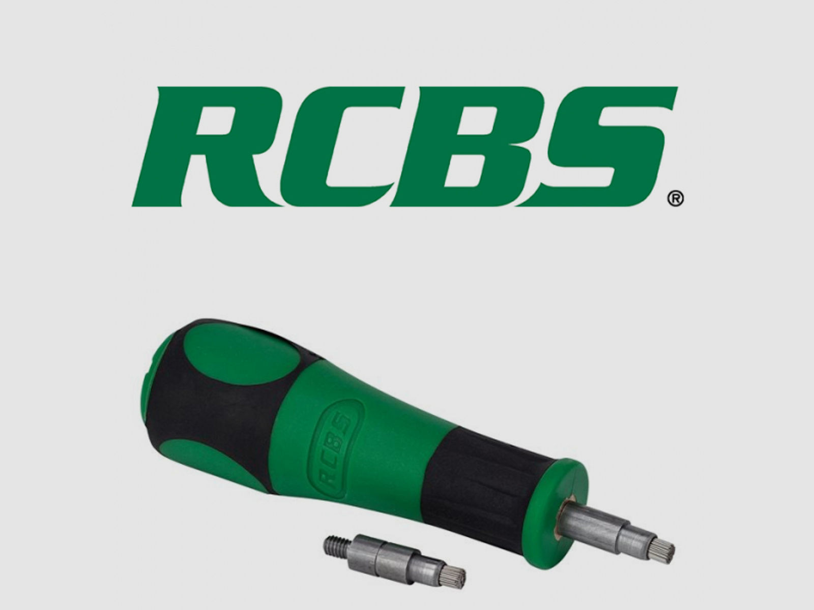 RCBS 9575 Primer Pocket Brush COMBO / Zündglockreiniger Bürsten(rostfrei) Set mit Griff> Large+Small