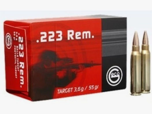 .223 Rem. GECO Target 55 grain 1000 Schuss