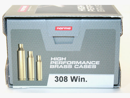 100 St NEUE NORMA Hülsen .308 Win. 7,62x51 308 Winchester Premium Cases Wiederlade o.Zünder #2316031