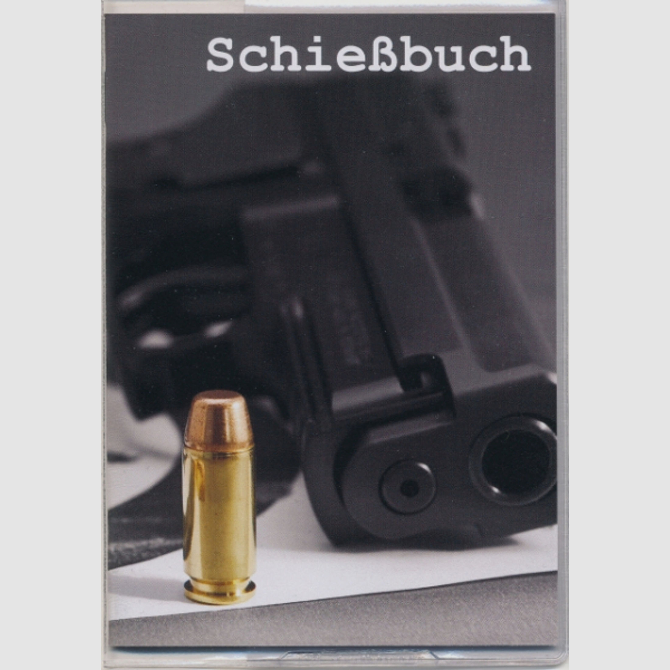Schießbuch | Schiessbuch für Sportschützen mit PVC Schutzhülle - Motiv Sig Sauer P229 AL SO