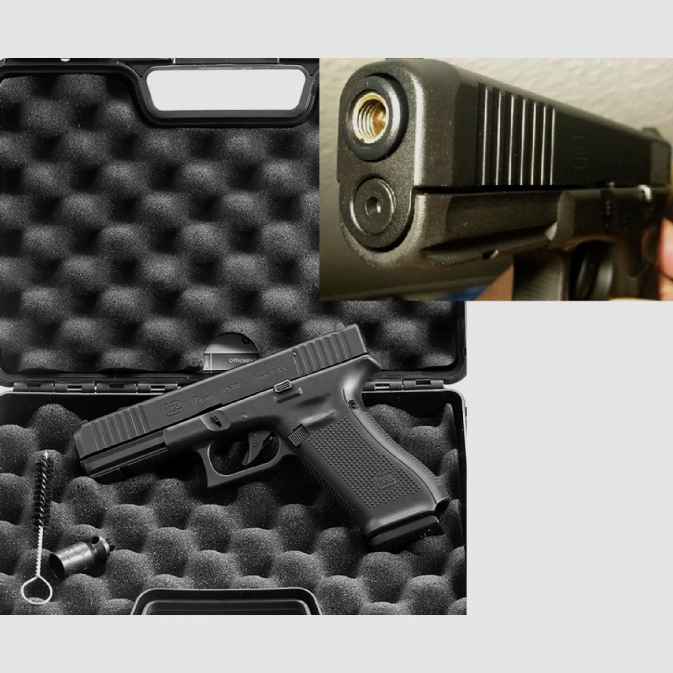 Glock 17 Gen5 schwarz, NEU Glock 17 Gen 5 9mm P.A.K.
