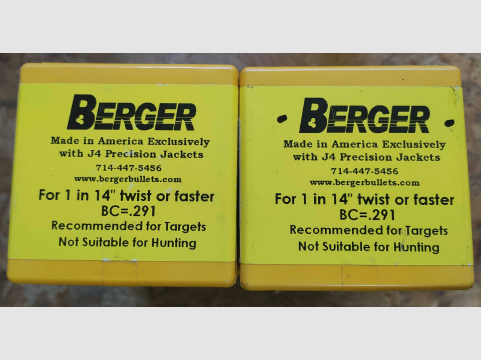 .264/6,5 Berger Target BT 85 Grain 1000 Stück
