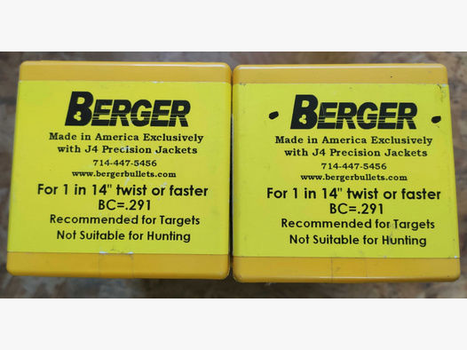 .264/6,5 Berger Target BT 85 Grain 1000 Stück