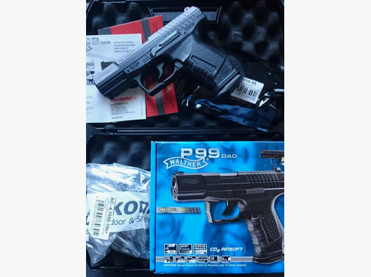 CO2 Pistole BB Walther P99 DAO Softair