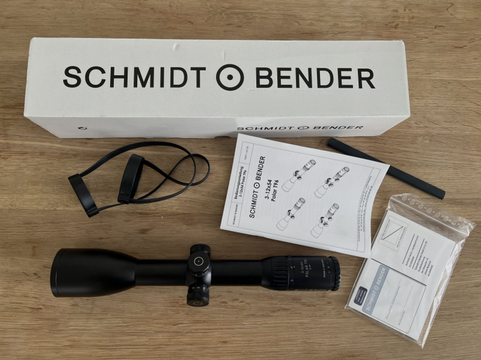 Schmidt & Bender Zielfernrohr 3-12x54 Polar T96 ASV 2.BE Schiene -neu-