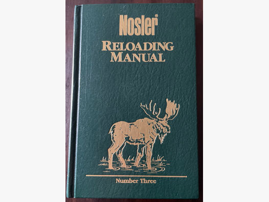 Buch Nosler Reloading Manual Number Three