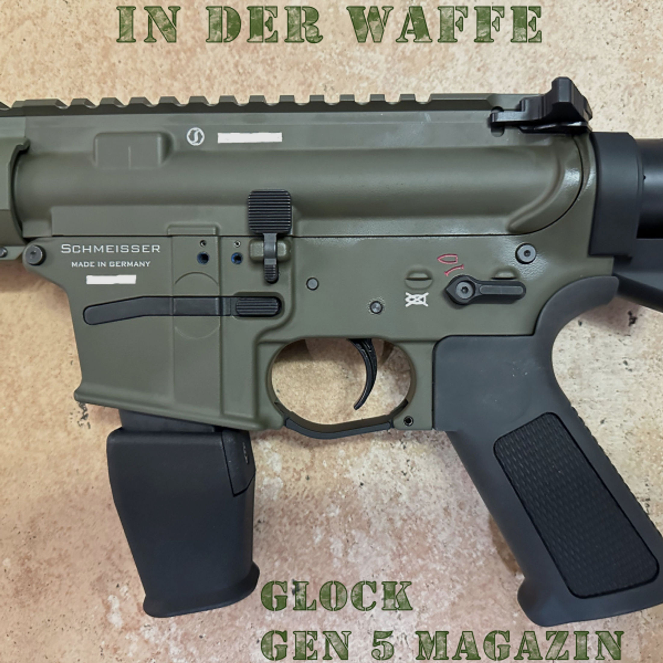 NEUWARE -- ISSProtectiontrade PCC RIFLE Magazin Koppler Kit für Schmeisser AR-15-9mm Büchsen GEN5