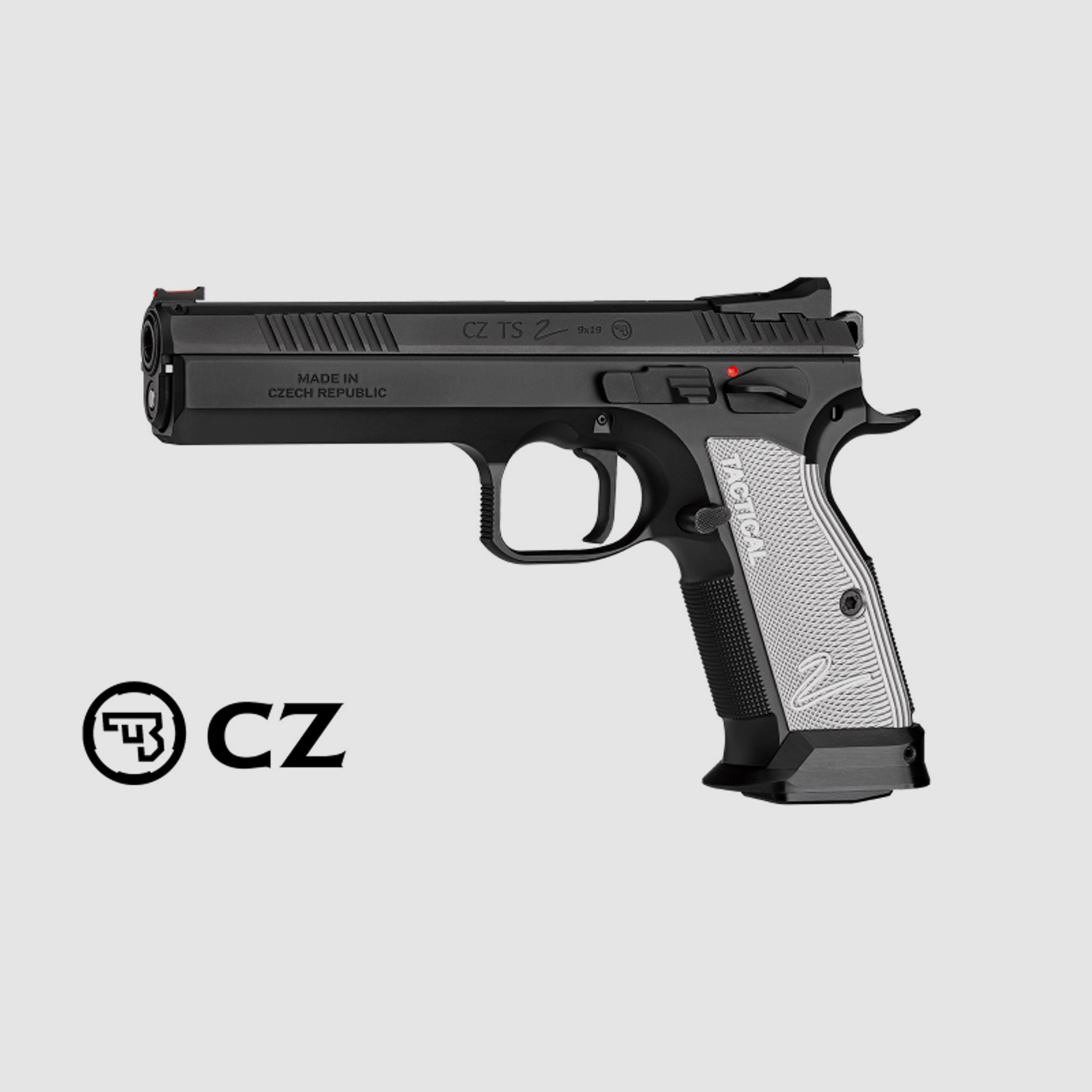 CZ Pistole TS 2 Sports Silber 9mm Luger - perfekt für IPSC