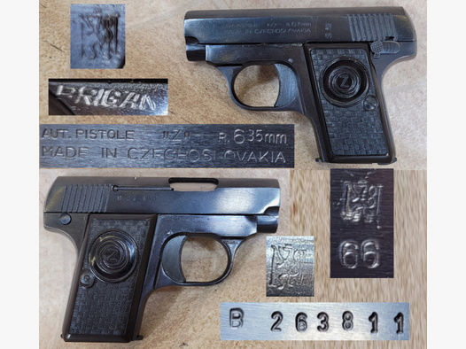 Pistole CZ Modell "Z" Kal.6,35