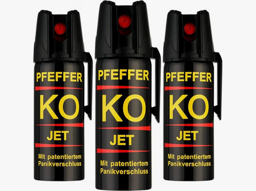 Pfefferspay KO Jet Direktstrahl / Tierabwehrspray
