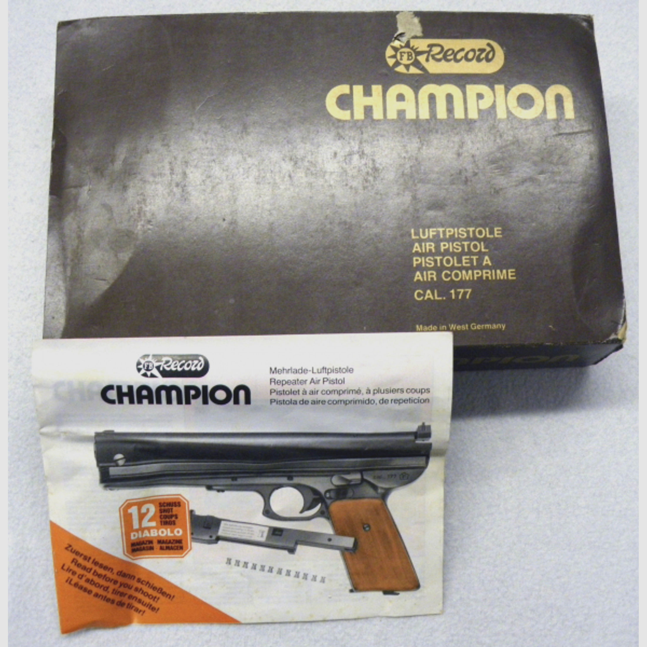 Record Champion Luftpistole .177/4,5mm