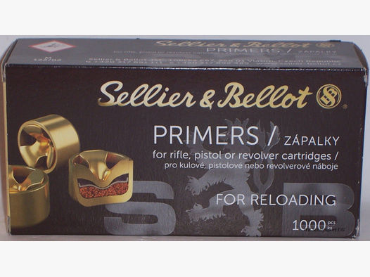 1000St. Sellier & Bellot Boxer-Zündhütchen - SMALL Pistol -