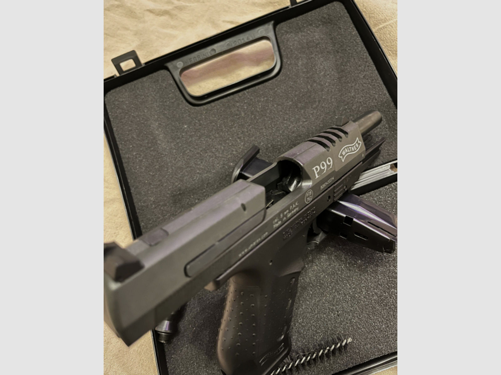Walther P99 Commando 9mm PAK Schreckschuss sammlerwaffe