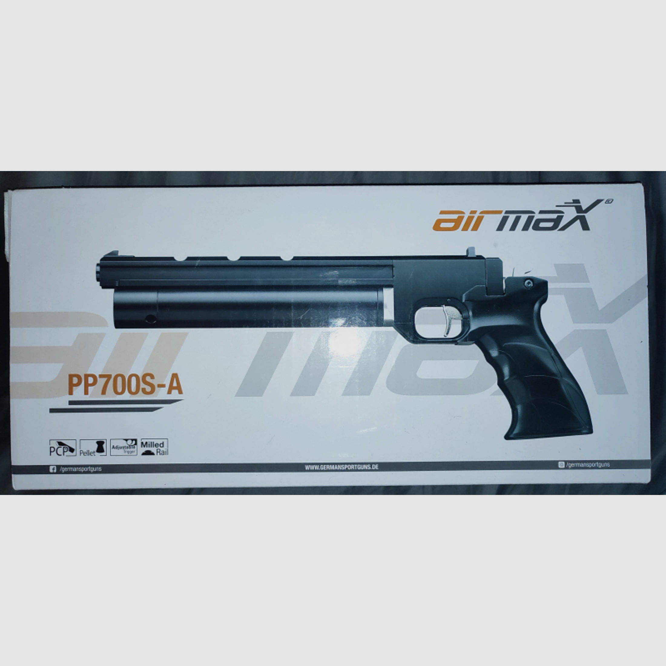 Airmax PP700S-A Kaliber.22 /5,5mm + Schalldämpfer