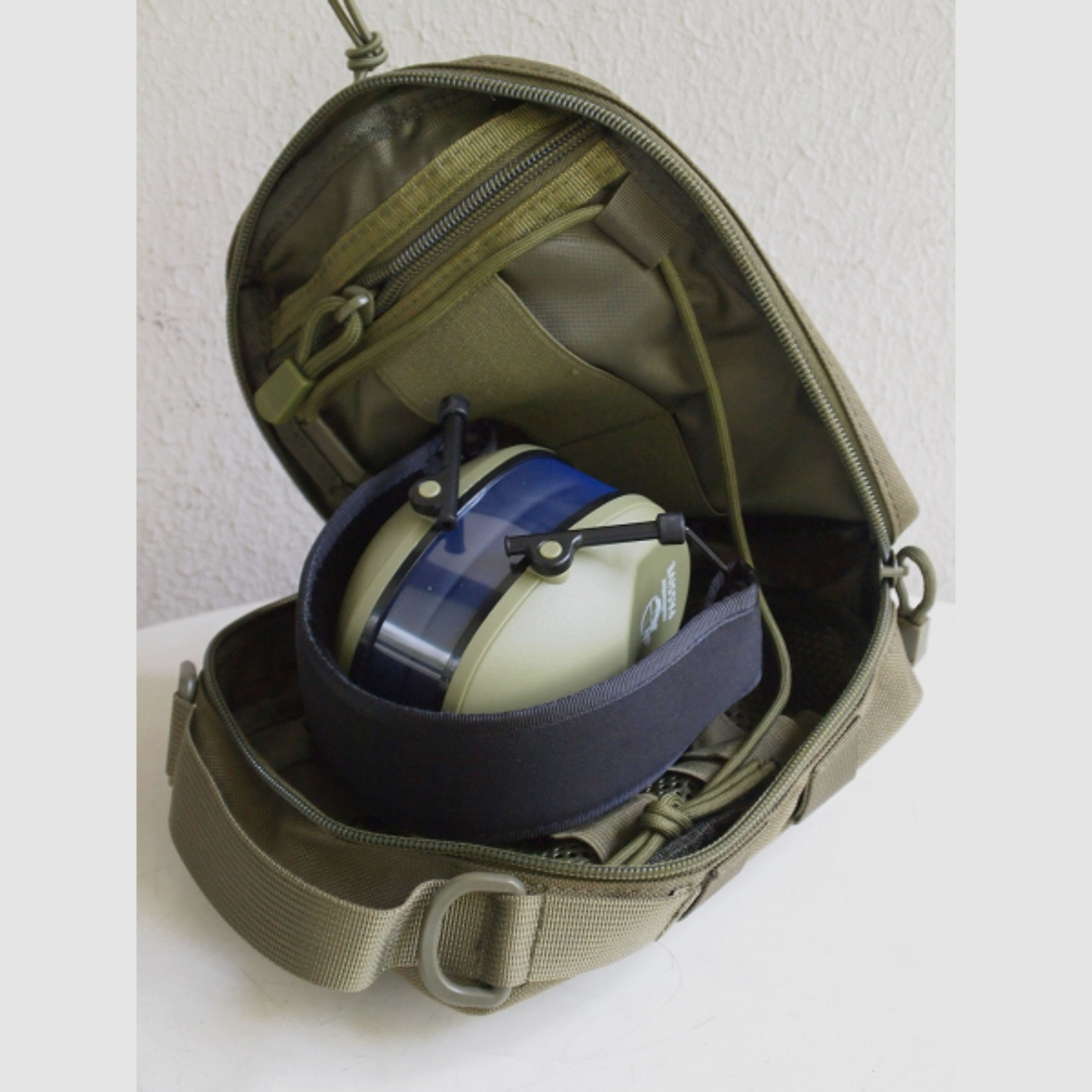 Militär Fernglas Tasche für 8x30 Ferngläser, Fernglas oder Gehörschutz, oliv, tactical bag