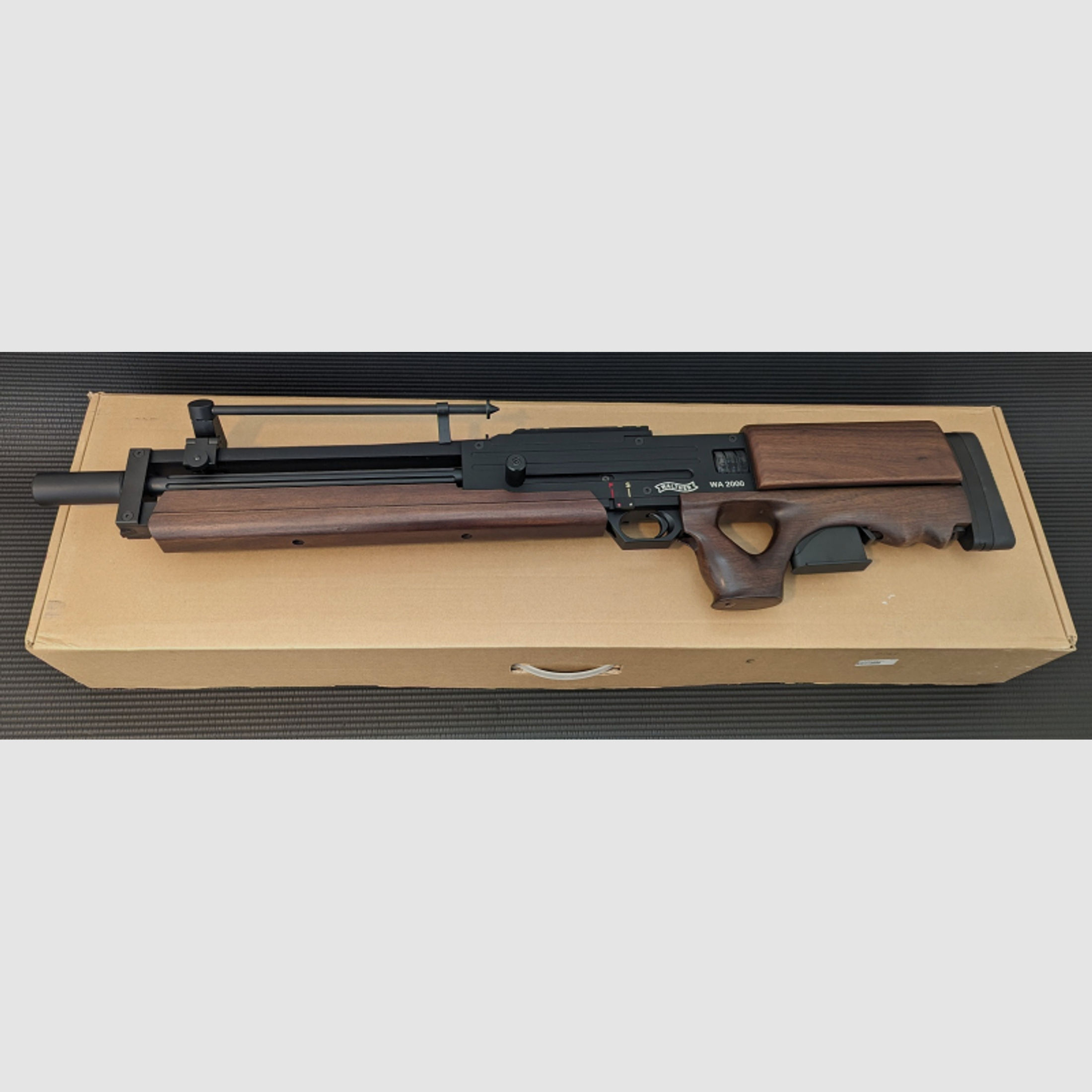 Selten: Ares Walther WA2000 Scharfschützengewehr / Sniper, Springer, Metall + Holz