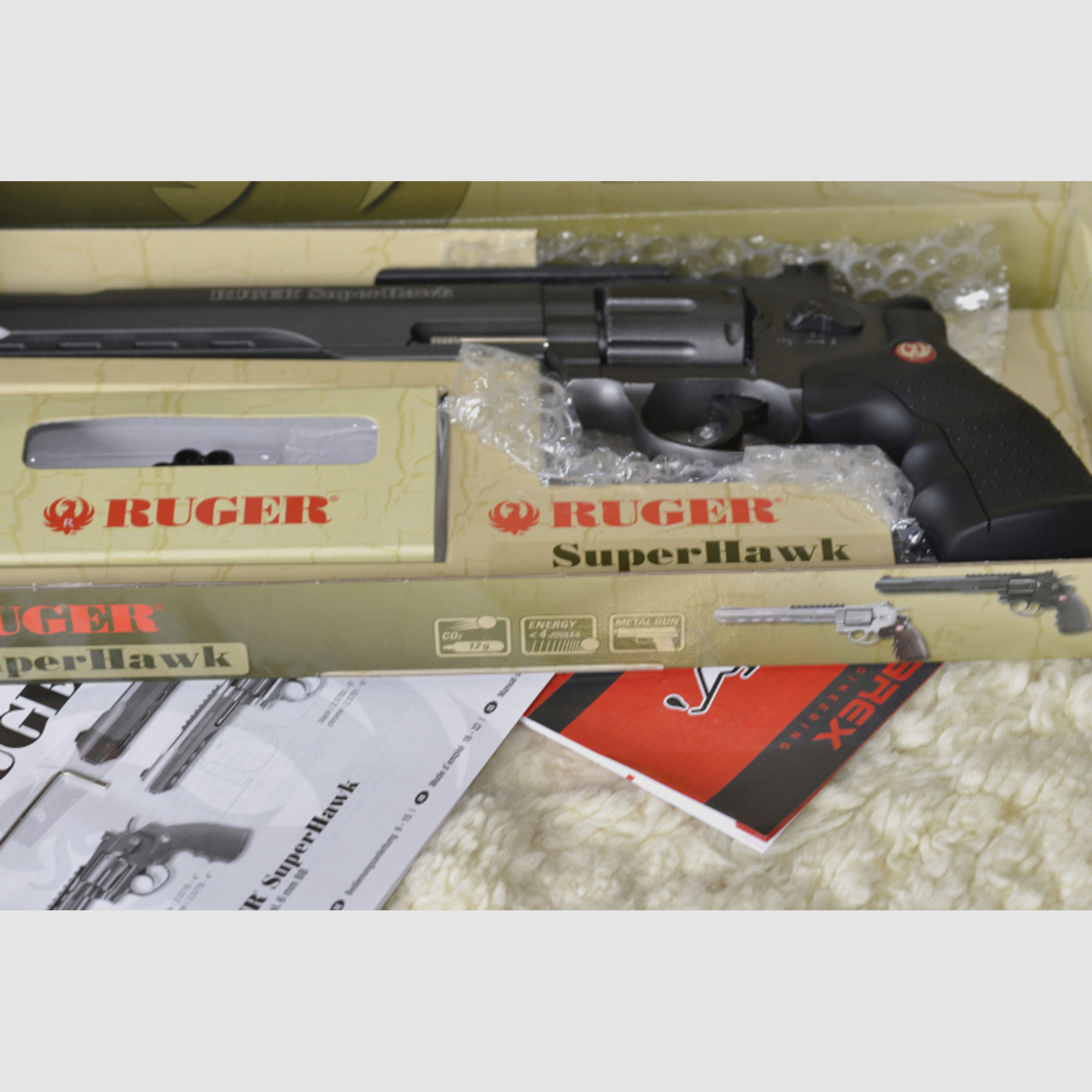 Ruger Super Hawk 8 Zoll 6mm BB CO2 Revolver Umarex