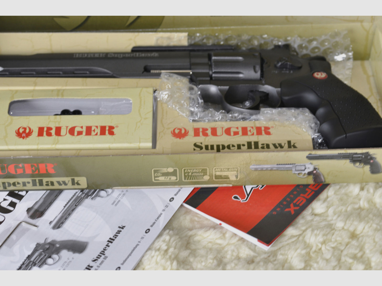 Ruger Super Hawk 8 Zoll 6mm BB CO2 Revolver Umarex