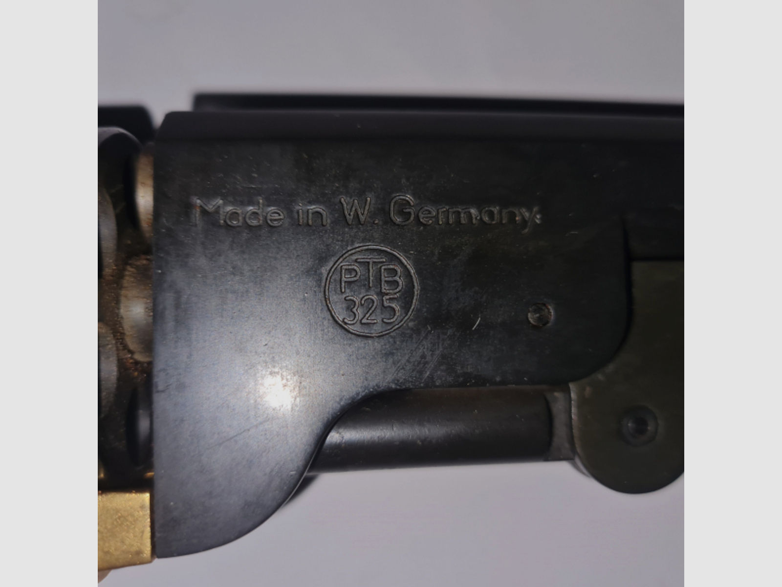 Navy Revolver RECK 380K mit Koffer Pulverhorn