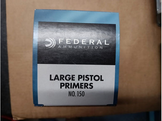 Zündhütchen Federal Large Pistol No.150 1000 Stk