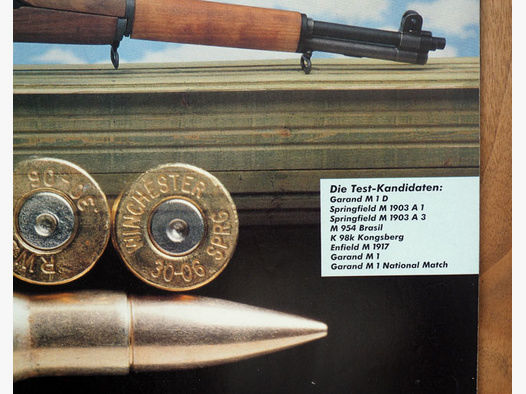 Visier Heft Im Portrait die Gewehre in .30-06 Garand m1 , Springfield M1903 u.a.